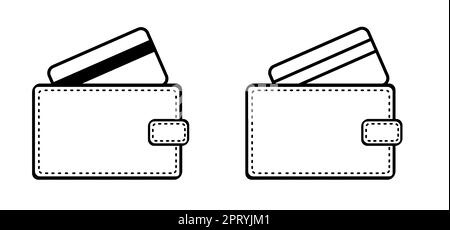 Tangente. pittogramma pagamento. Mano di cartone animato che tiene una carta di credito. Scheda senza contatto. Carte a pagamento. Carte di plastica, pagamenti. Portafoglio, denaro e mano. Banca fi Foto Stock