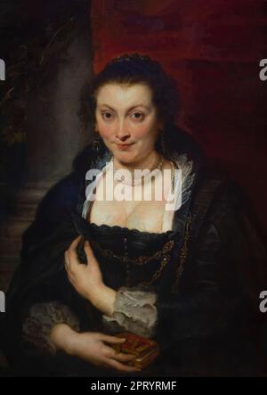 Ritratto di Isabella Brandt, Peter Paul Rubens, circa 1626, Galleria degli Uffizi, Galleria degli Uffizi, Firenze, Toscana, Italia Foto Stock