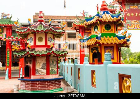 Temple Village a Pengerang Johor. Peninsular Malaysia.This è il primo villaggio tempio in Malesia, che comprende 8 templi con diverse deitie Foto Stock