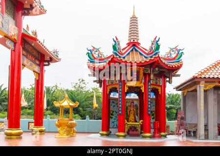 Temple Village a Pengerang Johor. Peninsular Malaysia.This è il primo villaggio tempio in Malesia, che comprende 8 templi con diverse deitie Foto Stock