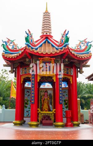 Temple Village a Pengerang Johor. Peninsular Malaysia.This è il primo villaggio tempio in Malesia, che comprende 8 templi con diverse deitie Foto Stock