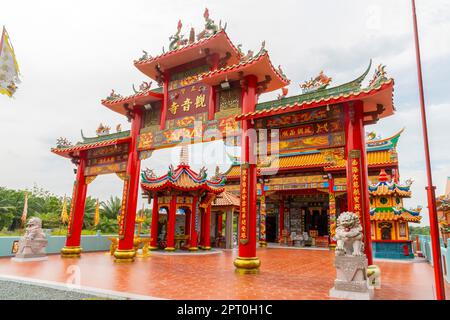 Temple Village a Pengerang Johor. Peninsular Malaysia.This è il primo villaggio tempio in Malesia, che comprende 8 templi con diverse deitie Foto Stock