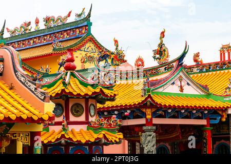 Temple Village a Pengerang Johor. Peninsular Malaysia.This è il primo villaggio tempio in Malesia, che comprende 8 templi con diverse deitie Foto Stock