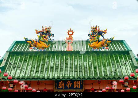 Temple Village a Pengerang Johor. Peninsular Malaysia.This è il primo villaggio tempio in Malesia, che comprende 8 templi con diverse deitie Foto Stock