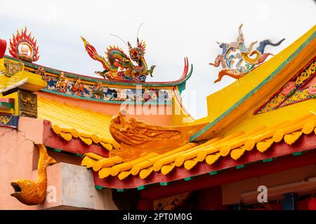 Temple Village a Pengerang Johor. Peninsular Malaysia.This è il primo villaggio tempio in Malesia, che comprende 8 templi con diverse deitie Foto Stock