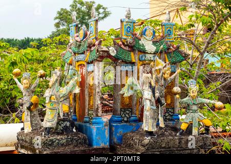 Temple Village a Pengerang Johor. Peninsular Malaysia.This è il primo villaggio tempio in Malesia, che comprende 8 templi con diverse deitie Foto Stock