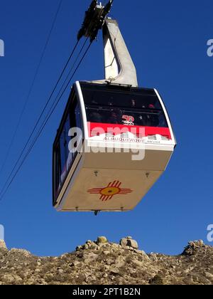 Sandia Peak Tram in Albuquerque, Nuovo Messico Foto Stock