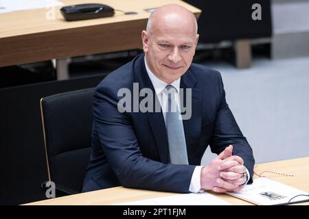 Berlino, Germania. 27th Apr, 2023. Kai Wegner (CDU), sindaco di Berlino. Credit: Hannes P. Albert/dpa/Alamy Live News Foto Stock