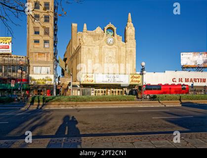 Il Jersey Theatre di Loew, uno dei cinque “Wonder Theatres”, è stato restaurato alla sua grandezza ex barocco/rococò grazie ai conservatori. Foto Stock