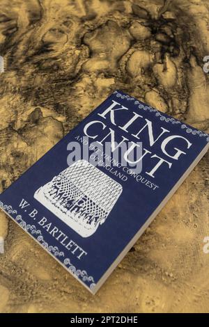 La conquista vichinga dell'Inghilterra nel 1016 una campagna più brutale della conquista normanna 50 anni dopo. WB Bartlett's 'King Cnut' è stato pubblicato nel 2016 Foto Stock