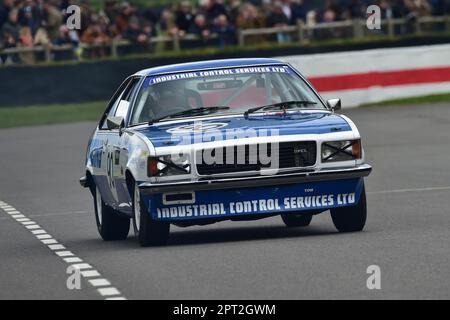 Peter Fisk, Opel Commodore 2800 GS/e, Gordon Spice Trophy, Heat 2, per le berline del Gruppo 1 che hanno corso negli anni 1970-1982, corrono con due venti ore Foto Stock