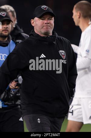 DC United allenatore Wayne Rooney alla fine del gioco Foto Stock
