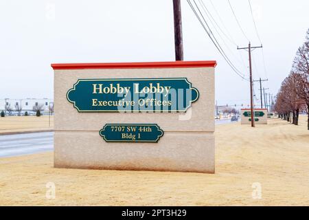 Oklahoma City, Oklahoma, Stati Uniti - 21 marzo 2022: Hobby lobby Executive Offices a Oklahoma City, Oklahoma, Stati Uniti. Foto Stock