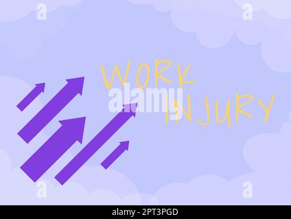 Scrittura visualizzazione testo lavoro infortunio, foto concettuale sei benvenuto a rimanere con noi invito Hospitality Thinking New Writing Concepts, Breaking T Foto Stock