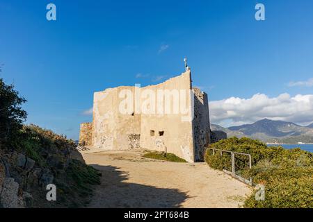 Fortezza Vecchia, vicino a Villasimus Sardegna, Italia Foto Stock