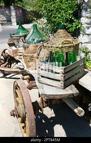 Still Life con vasetti, Stanjel, Karst, Slovenia Foto Stock