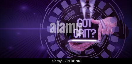 Segno che mostra ottenuto Grit domanda, Business vetrina Un duro lavoro con perseveranza verso l'obiettivo desiderato Foto Stock