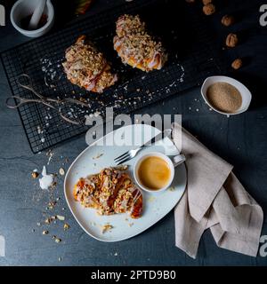 Croissant polacchi del giorno di San Martino (Marcinki) Foto Stock