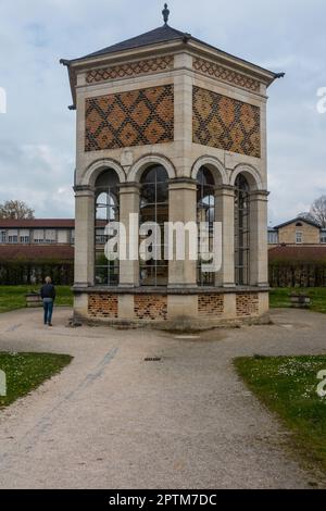 Bene di Mosè, Chartreuse de Champmol, ex Certosa monastero, 14th ° secolo, Digione, Francia Foto Stock