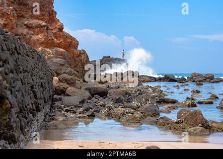 Belle coste dello Sri Lanka Foto Stock