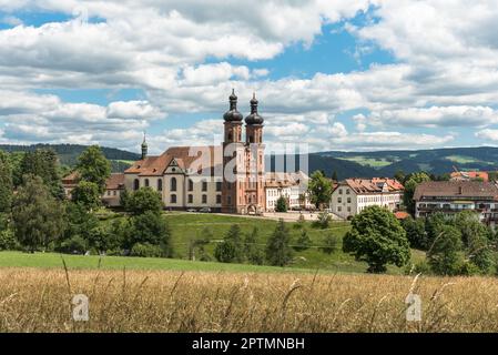 Chiesa barocca ed ex Abbazia Benedettina di San Peter nella Foresta Nera, Baden-Wuerttemberg, Germania Foto Stock