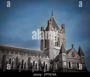 Campanile di St. Chiesa di Audoen Foto Stock