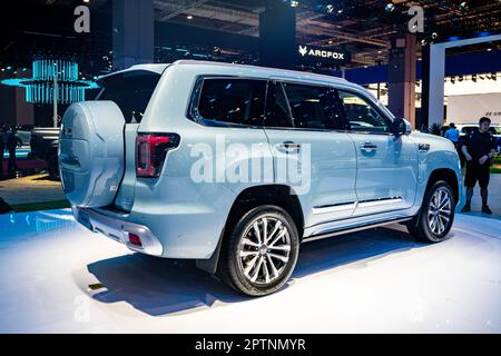 Beijing BJ60 SUV in mostra al Salone dell'Auto di Shanghai del 2023. Foto Stock
