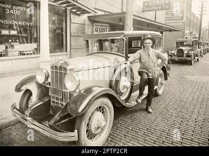 Durant Motors circa anni '1920 Durant Automobile, Car, American Auto Industry History Foto Stock