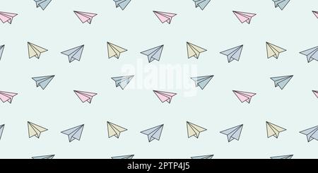Piano carta colorato sfondo vettoriale senza cuciture ripetizione motivo Illustrazione Vettoriale
