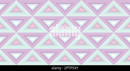 Triangoli colorati astratti geometrici motivi di sfondo senza giunture Illustrazione Vettoriale