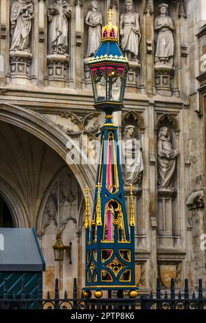 Abbazia di Westminster. Incoronazione di Re Carlo III di Gran Bretagna il 6 maggio 2023 Foto Stock