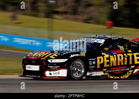 Circuito di Wanneroo, Perth, Australia Occidentale. Aprile 28, 2023. Perth Supersprint 2023 Day 1; numero 26 il pilota di rito David Reynolds durante le prove al Perth Supersprint Foto Stock