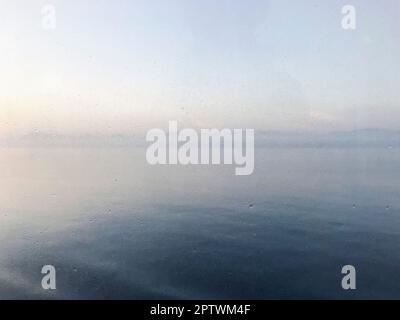 Mediterraneo, traghetto GNV da Tangeri a Genova, Paesaggio Foto Stock