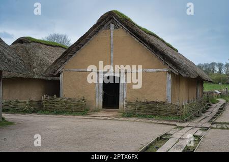 Germania, Germania, Germania, Schleswig, Schleswig-Holstein, Haithabu, Wikinger, Dorf, Viking, villaggio, unesco, Foto Stock