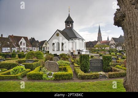 Germania, Germania, Germania, Schleswig, Schleswig-Holstein, Stadtteil, Quartier, Holm, Friedhof, cimitero, cimitero, Ostsee, Schlei, Kapelle, Cappella, Foto Stock