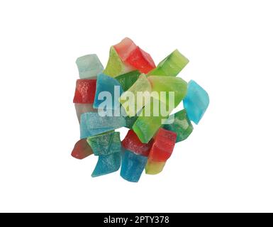 Gelatina croccante, spuntini colorati, spuntini antichi, Thailandia Foto Stock