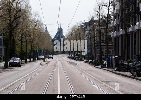 Plantage Middenlaan Street ad Amsterdam Paesi Bassi 27-4-2023 Foto Stock