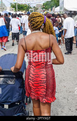 Miami Florida,Coconut Grove,Goombay Festival,festival,celebrazione,fiera,etnico,evento,comunità,vicino,quartiere delle Bahamas,residenziale,comunità cu Foto Stock