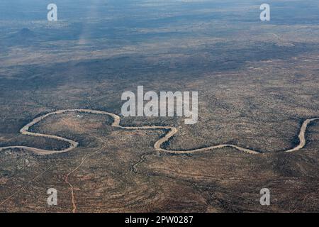 Fotografia aerea Nambia Foto Stock