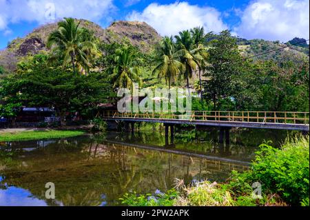 Buccentament Bay, St Vincent e Grenadine Foto Stock