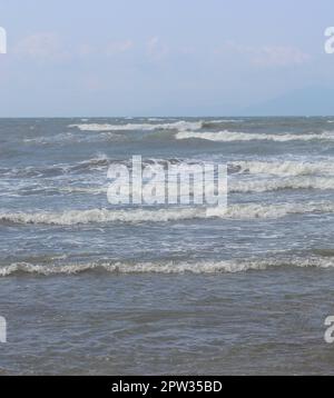 Onde ad Aceh, Mare di Indonesia Foto Stock