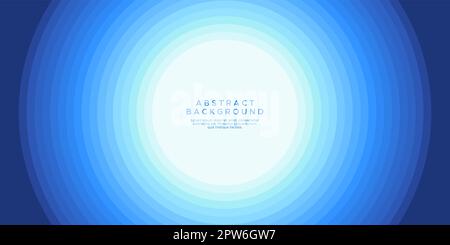 Sfondo astratto blu radiale. Variante blu linee sfondo astratto. Illustrazione Vettoriale