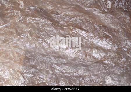 La texture di bianco accartocciata cellophane superficie trasparente alla  luce solare. Concetto di materiali per imballaggio, prodotto protezione  contro i danni Foto stock - Alamy