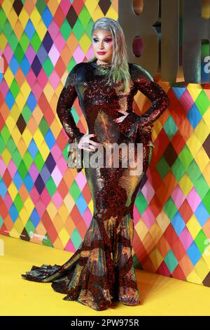 Londra, Regno Unito. 29th Jan, 2020. La Vivienne partecipa alla prima mondiale di 'Birds of Prey' all'Odeon IMAX Waterloo di Londra, Inghilterra. (Foto di Fred Duval/SOPA Images/Sipa USA) Credit: Sipa USA/Alamy Live News Foto Stock