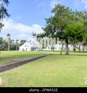 Jacksonville, Florida USA - 27 ottobre 2022 la tenuta Kingsley al Parco Nazionale ecologico di Timucuan a Jacksonville, Florida USA. Foto Stock