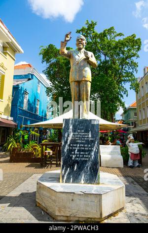 Williamstad Antille Olandesi Curacao una destinazione turistica della nave da crociera nel carribean Willemstad è la capitale di Curacao, un Caribea olandese Foto Stock