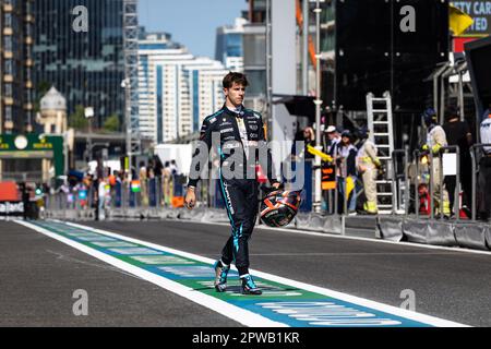 Baku, Azerbaigian. 29th Apr, 2023. LECLERC Arthur (mco), DAMS, Dallara F2, ritratto durante il 4th° round del Campionato FIA di Formula 2 2023 dal 28 al 30 aprile 2023 sul circuito cittadino di Baku, a Baku, Azerbaigian - Foto: Sebastian Rozendaal/DPPI/LiveMedia Credit: Independent Photo Agency/Alamy Live News Foto Stock