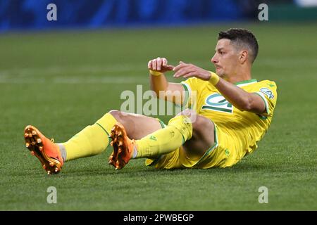 Julien Mattia / le Pictorium - Nantes - Tolosa: Finale di Coppa di Francia allo Stade de France - 28/2/2017 - Francia / Ile-de-France (regione) / Saint Denis - azione durante la finale di Coppa di calcio francese tra Nantes e Tolosa allo Stade de France Foto Stock