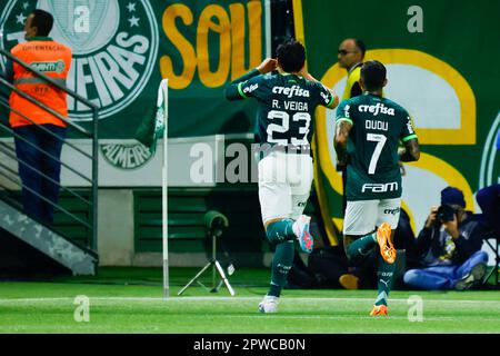 Incontro tra Palmeira e Corinzi per il 3rd° round del Campionato brasiliano 2023, all'Allianz Parque, questo sabato sera, il 29th. Adriana Spaca/SPP (Adriana Spaca/SPP) Credit: SPP Sport Press Photo. /Alamy Live News Foto Stock