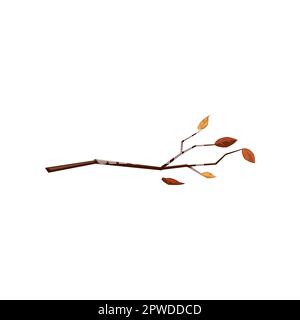 Diramazione con illustrazione del vettore delle lamelle Illustrazione Vettoriale